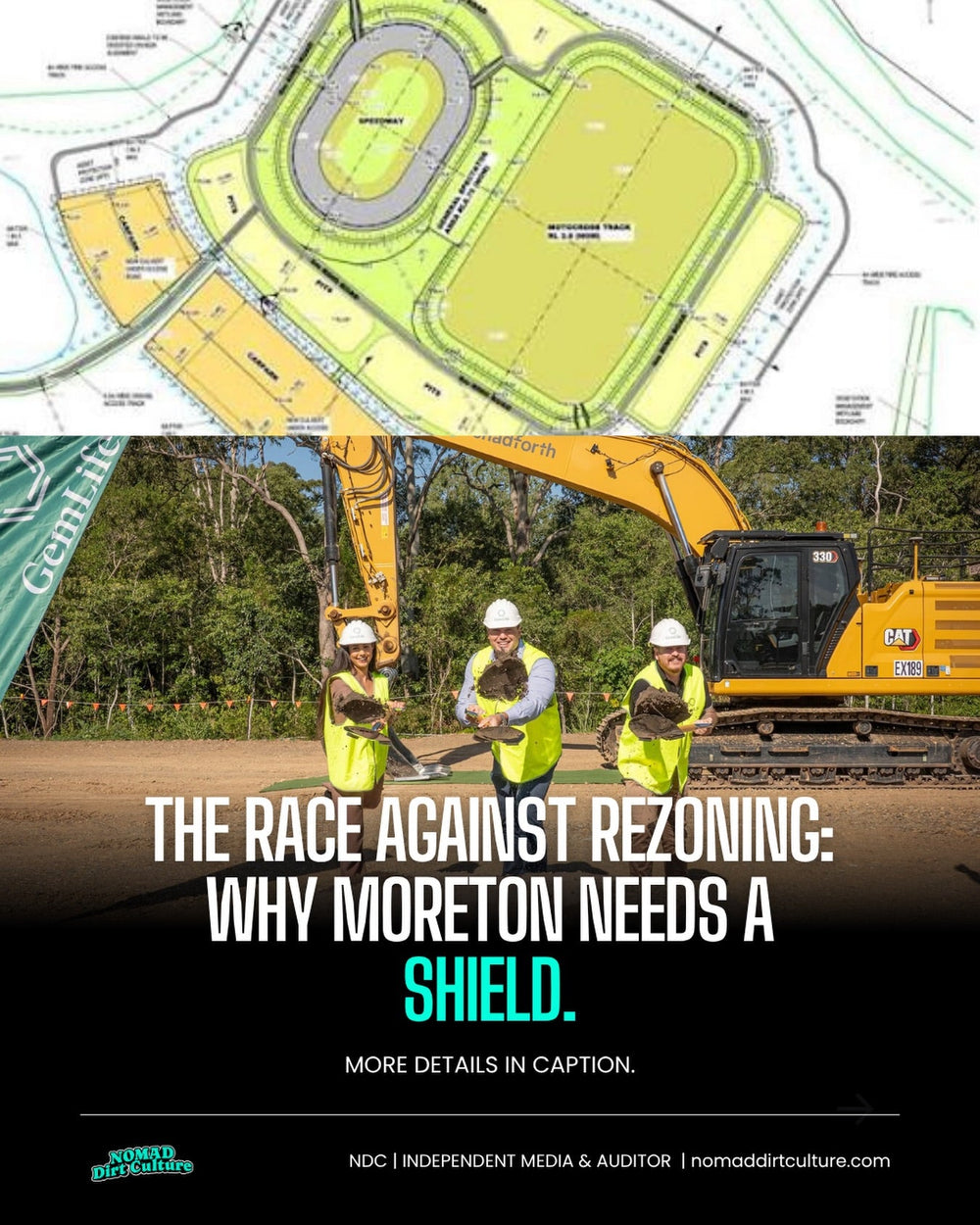 THE RACE AGAINST REZONING: WHY MORETON NEEDS A SHIELD.