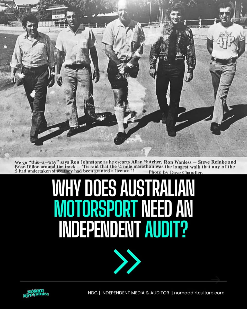 WHY DOES AUSTRALIAN MOTORSPORT NEED AN INDEPENDENT AUDIT?
