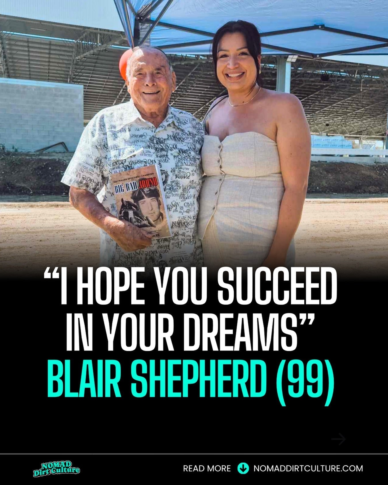 "I HOPE YOU SUCCEED IN YOUR DREAMS" BLAIR SHEPHERD (99)