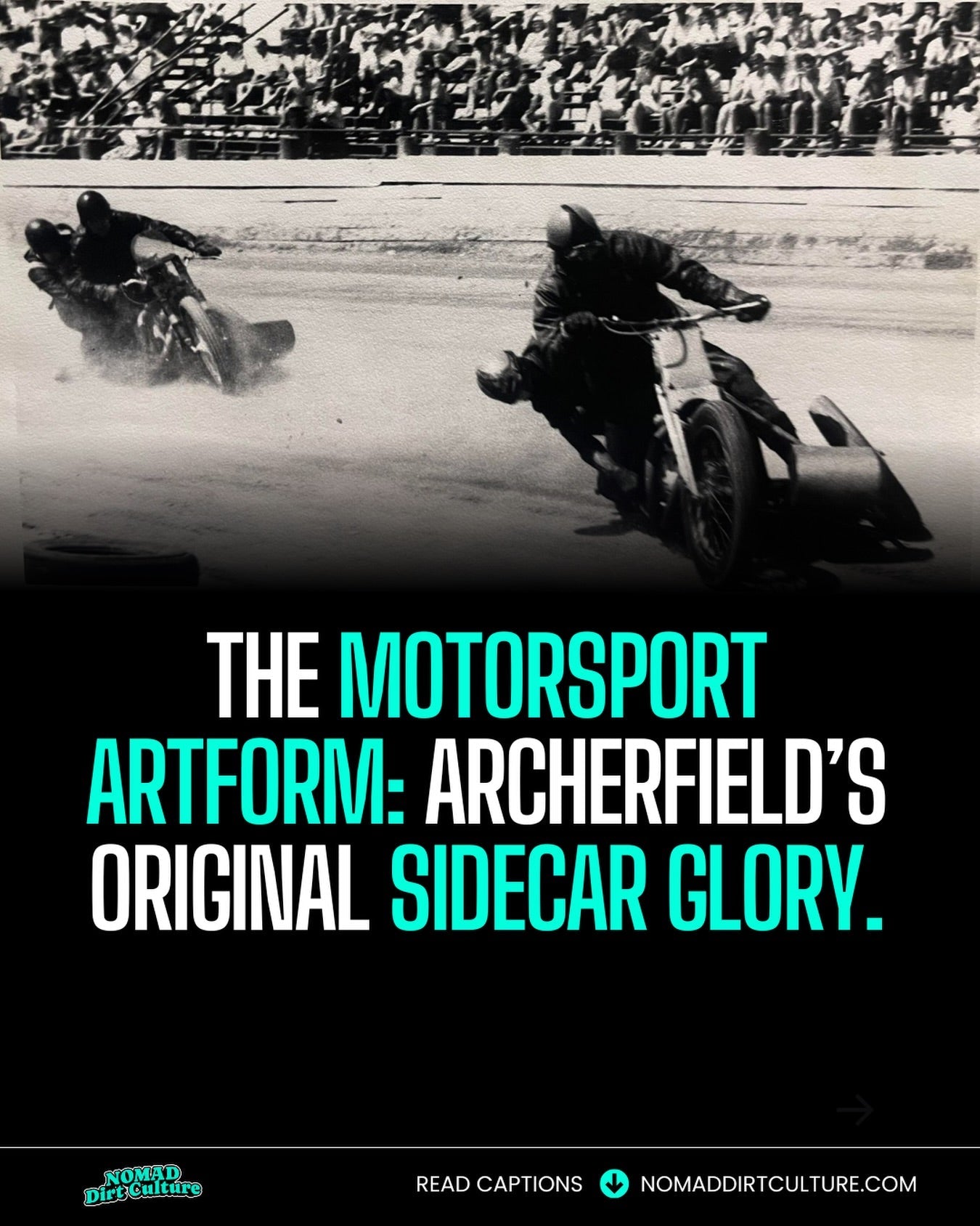 THE MOTORSPORT ART FORM: ARCHERFIELD'S ORIGINAL SIDECAR GLORY