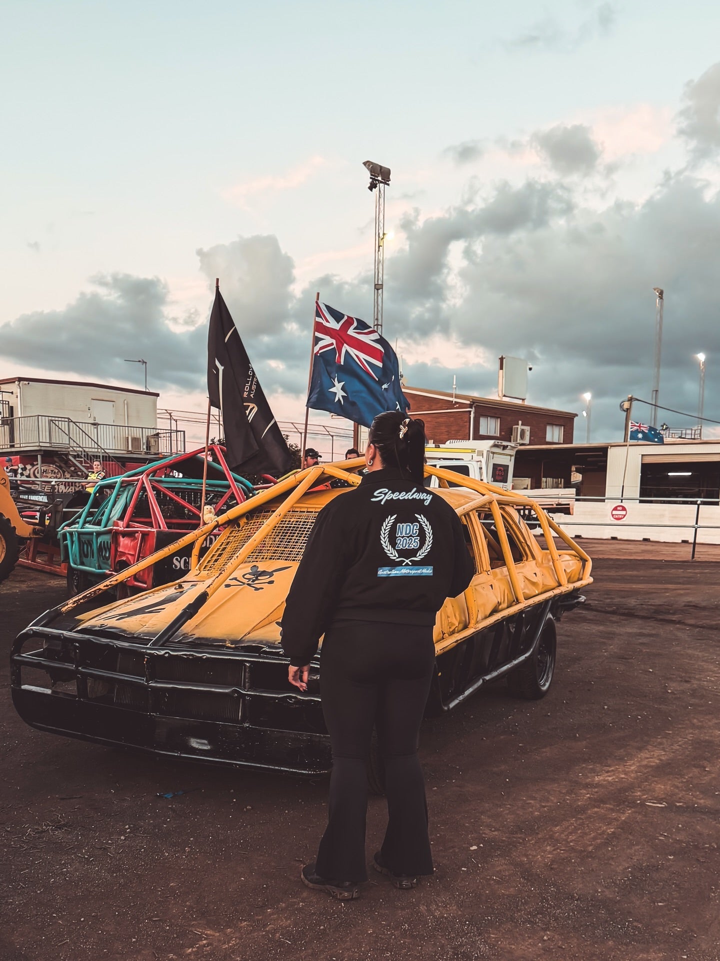 ROLLOVER CARS AT TOOWOOMBA SPEEDWAY