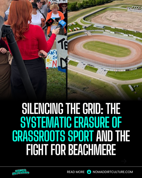 SILENCING THE GRID: The Systematic Erasure of Grassroots Sport and the Fight for Beachmere