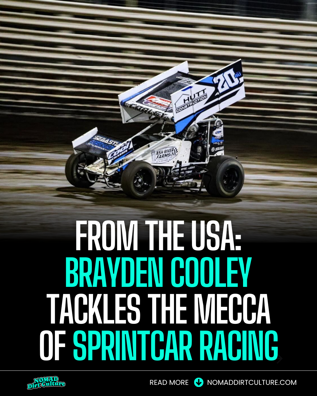 FROM THE USA: BRAYDEN COOLEY TACKLES THE MECCA OF SPRINTCAR RACING