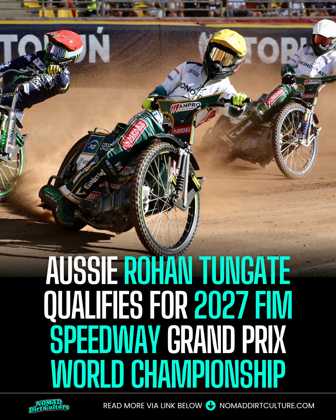 DREAM TO REALITY: Aussie Rohan Tungate Qualifies for 2027 FIM Speedway Grand Prix World Championship