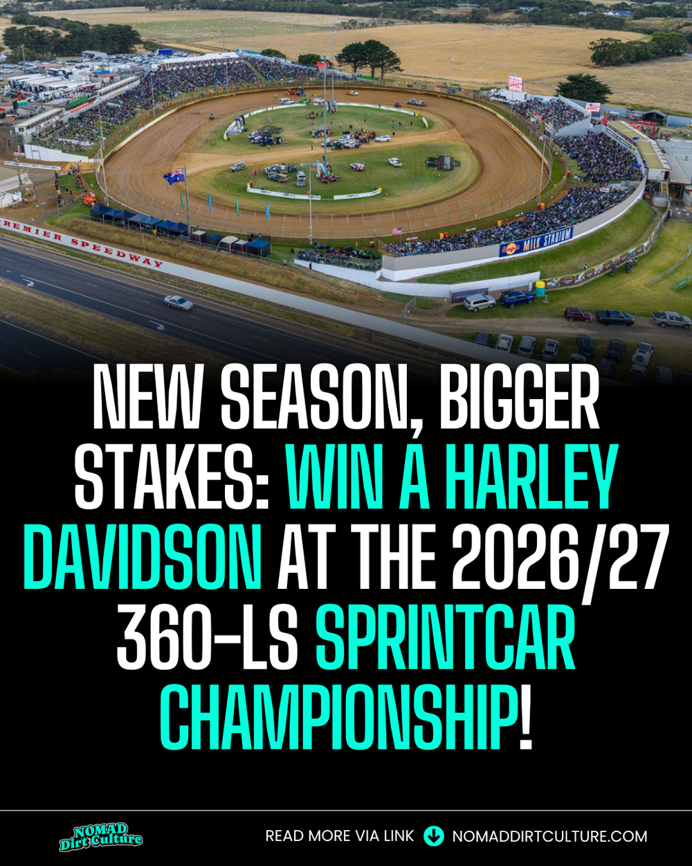 New Season, Bigger Stakes: Win a Harley Davidson at the 2026/27 360-LS Sprintcar Championship!