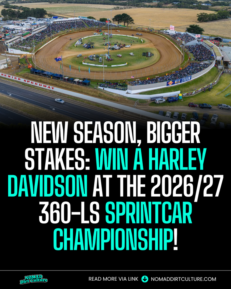 New Season, Bigger Stakes: Win a Harley Davidson at the 2026/27 360-LS Sprintcar Championship!