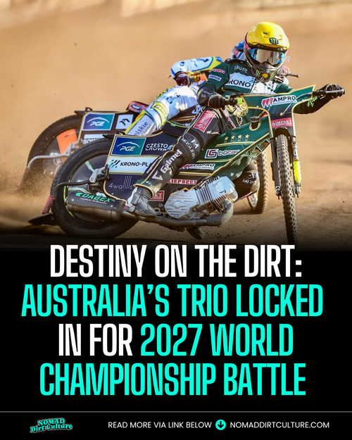 DESTINY ON THE DIRT: Australia’s Trio Locked  In for 2027 World Championship Battle