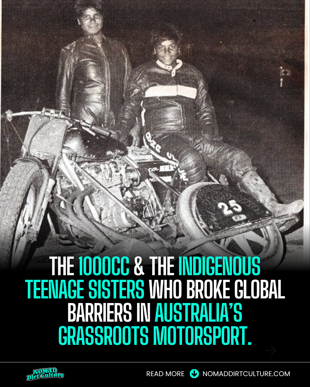 THE 1000cc & The Indigenous Teenage Sisters Who Broke Global Barriers in Australia’s  grassroots motorsport.