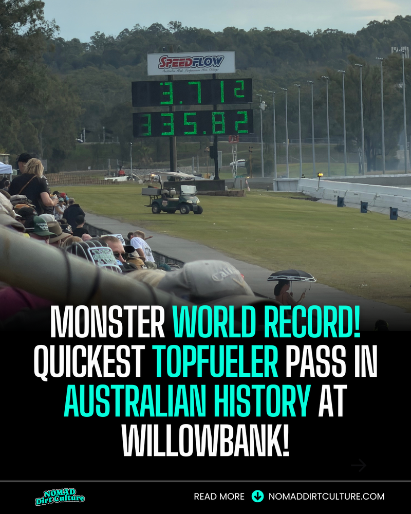 MONSTER WORLD RECORD! QUICKEST TOPFUELER PASS IN AUSTRALIAN HISTORY AT WILLOWBANK!