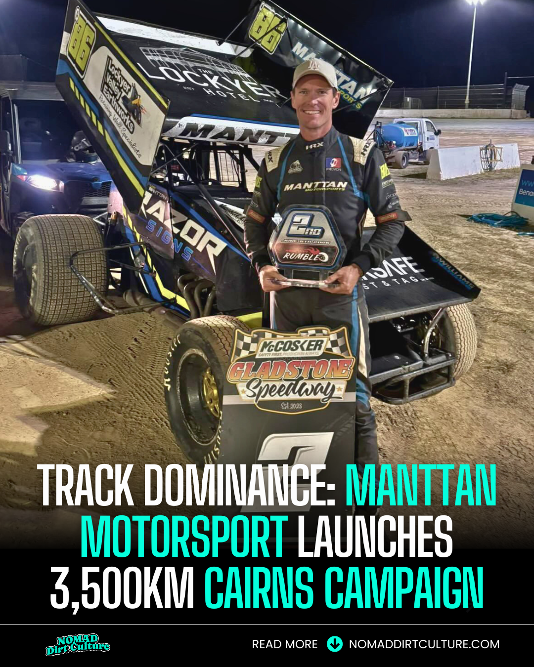 TRACK DOMINANCE: Manttan Motorsport Launches 3,500km Cairns Campaign