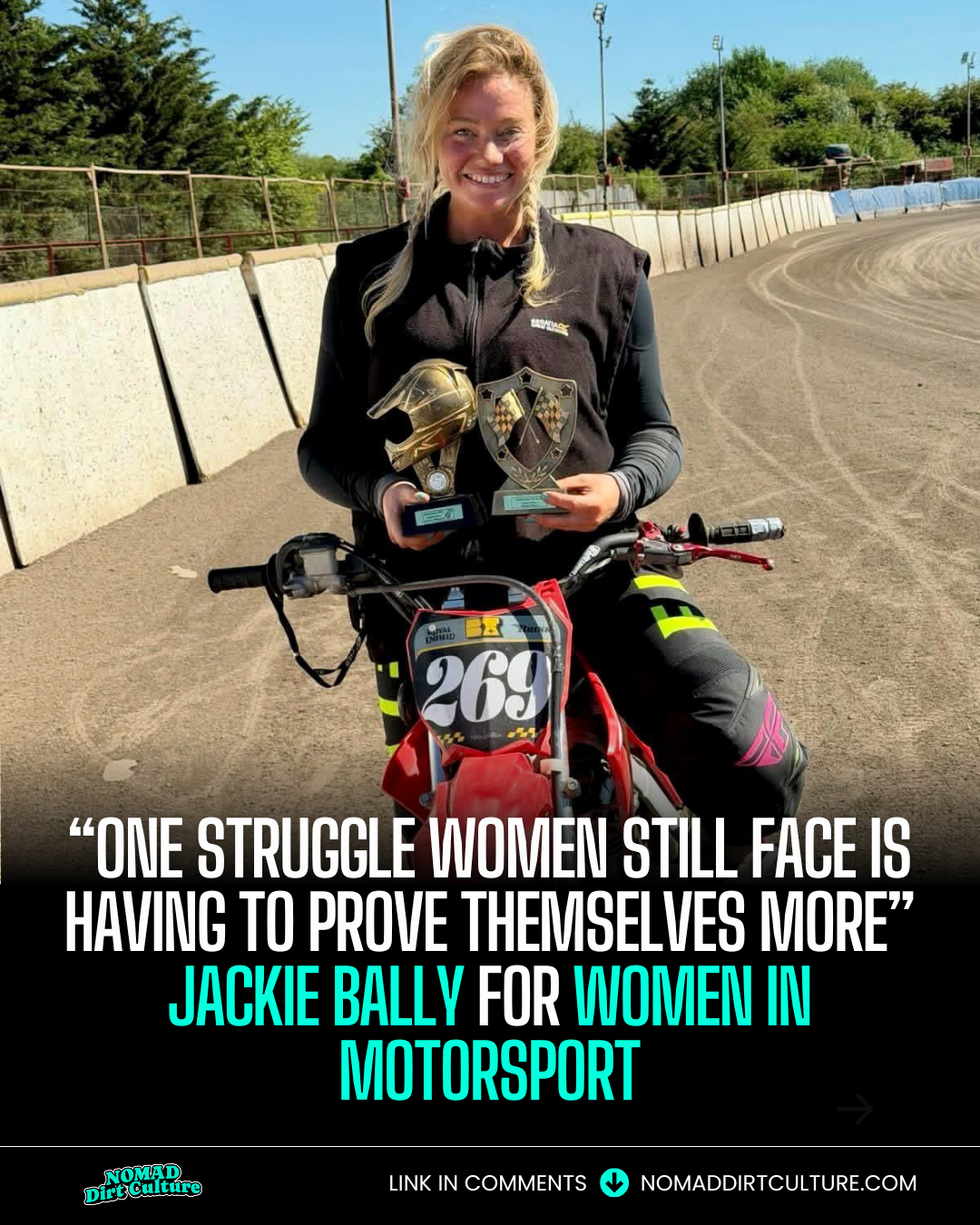 “One struggle women still face is having to prove themselves more” Jackie Bally for Women in motorsport