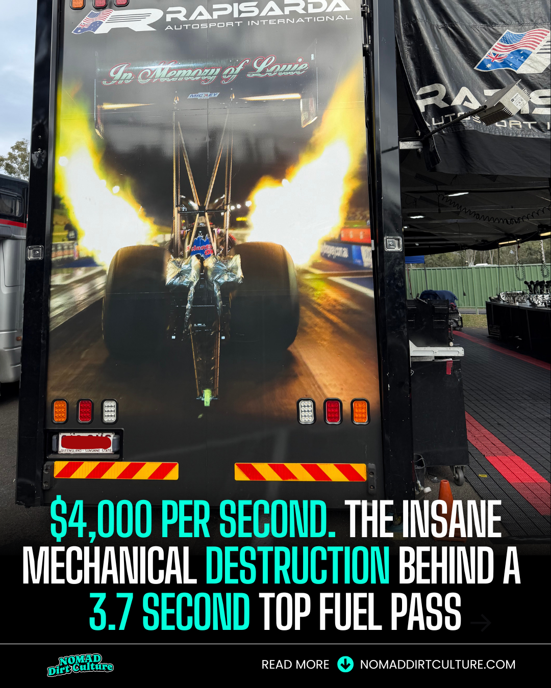$4,000 PER SECOND. THE INSANE MECHANICAL DESTRUCTION BEHIND A  3.7 SECOND TOP FUEL PASS