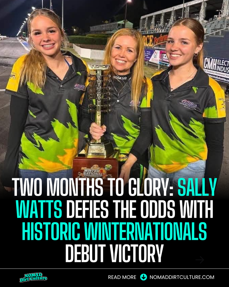 TWO MONTHS TO GLORY: SALLY WATTS DEFIES THE ODDS WITH HISTORIC WINTERNATIONALS DEBUT VICTORY