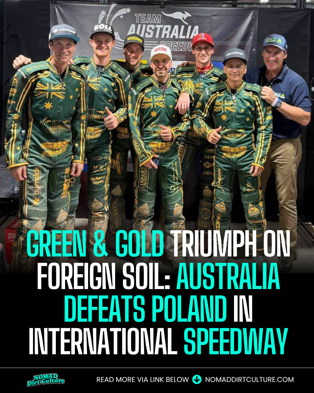GREEN & GOLD TRIUMPH ON FOREIGN SOIL: AUSTRALIA DEFEATS POLAND IN INTERNATIONAL SPEEDWAY