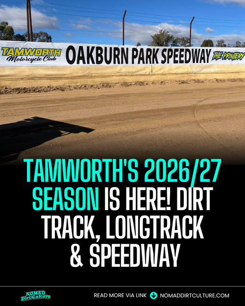 TAMWORTH'S 2026/27 SEASON IS HERE! DIRT TRACK, LONGTRACK & SPEEDWAY