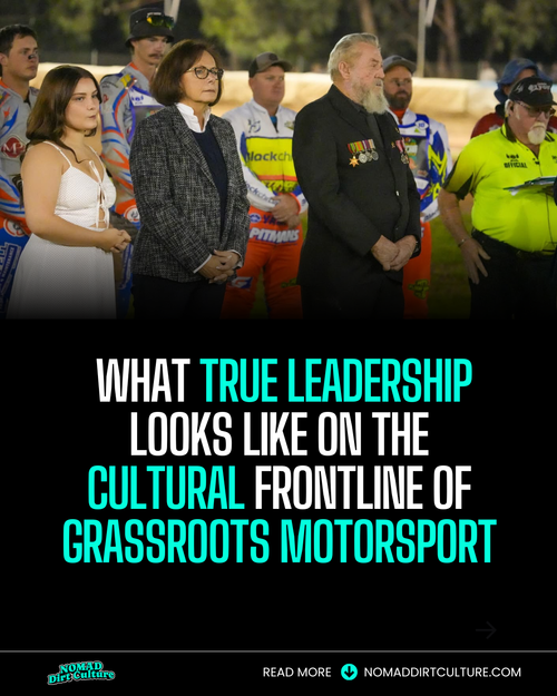 WHAT TRUE LEADERSHIP LOOKS LIKE ON THE  cultural FRONTLINE OF  GRASSROOTS MOTORSPORT