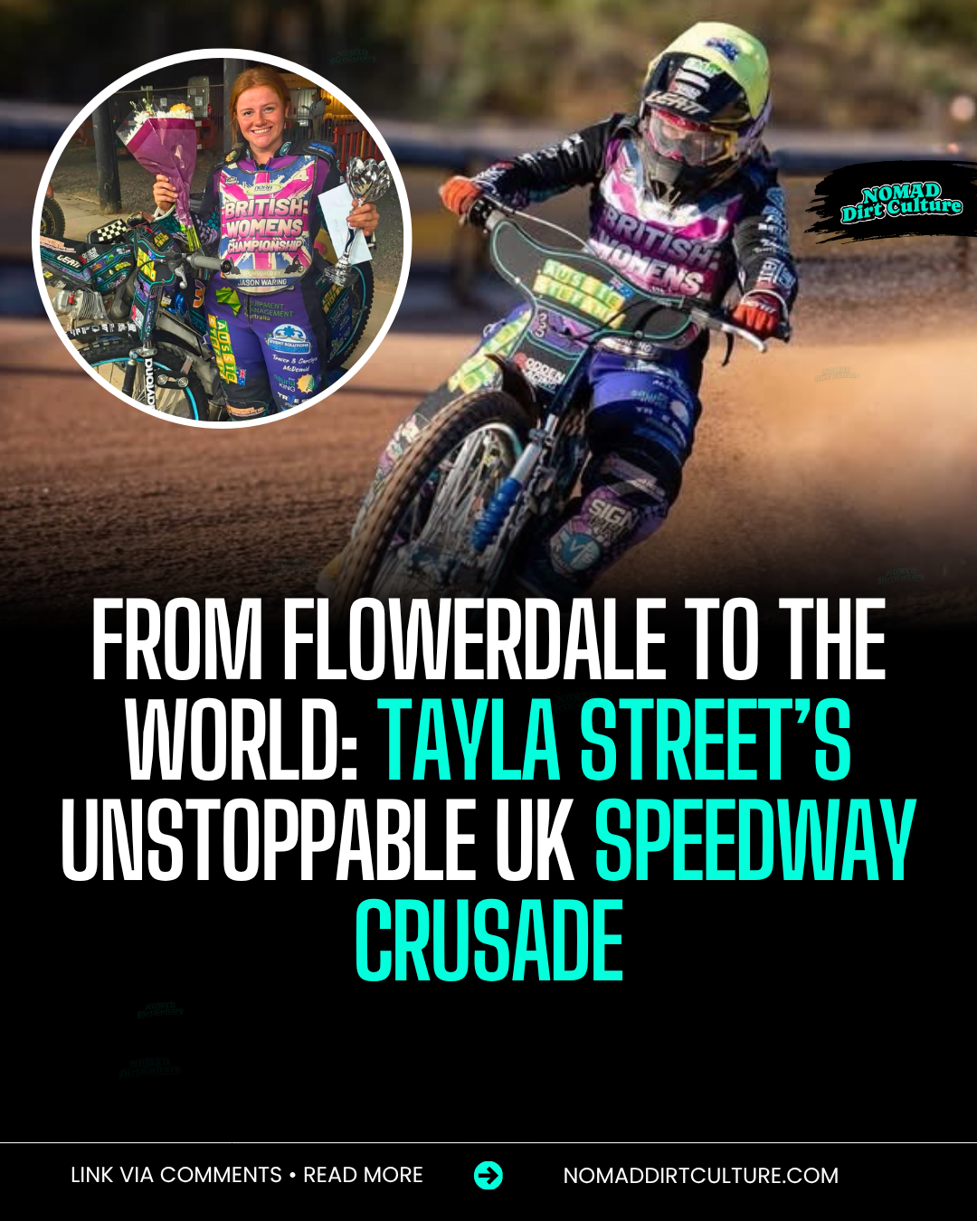 FROM FLOWERDALE TO THE WORLD: TAYLA STREET’S UNSTOPPABLE UK SPEEDWAY CRUSADE