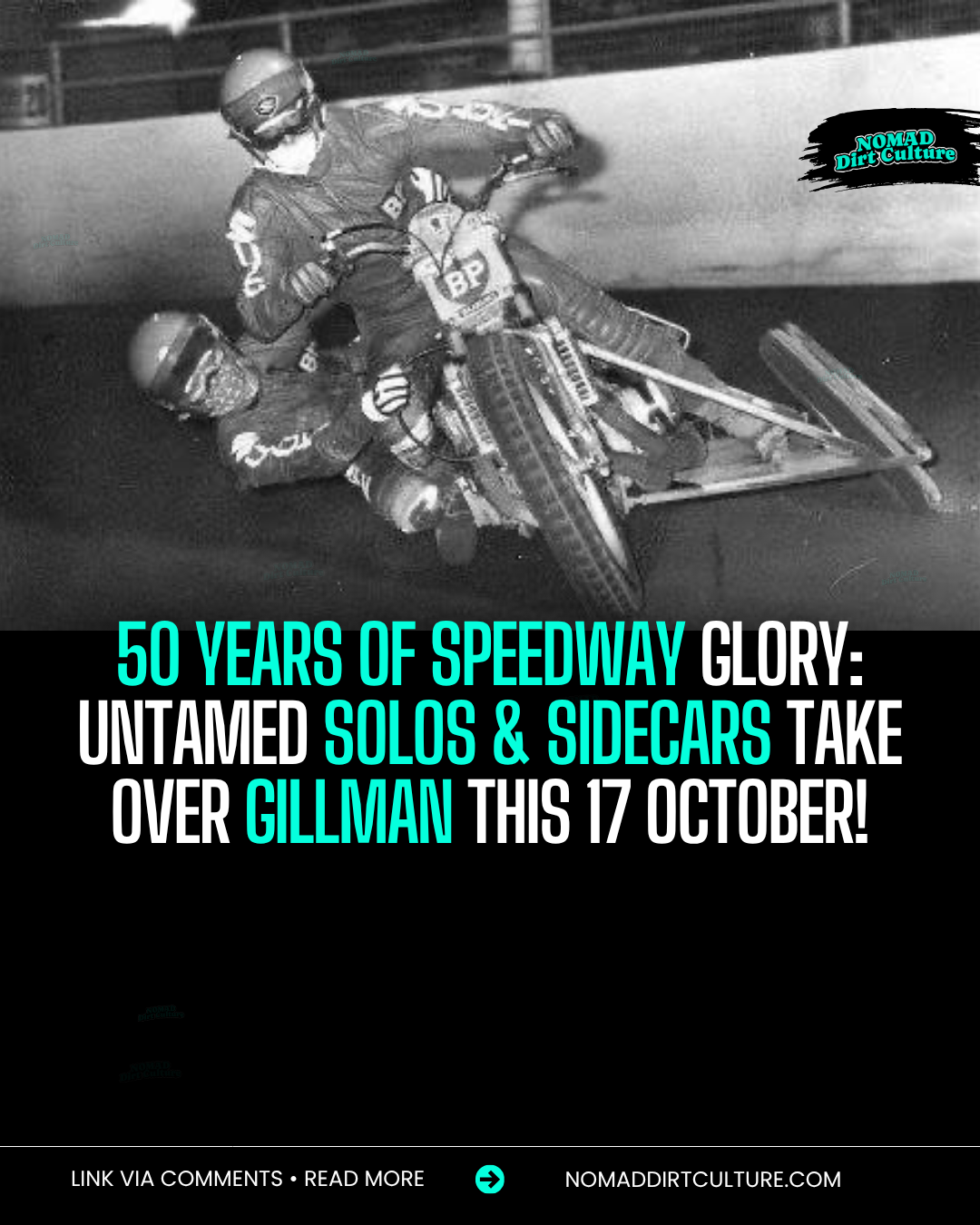 50th Anniversary Gillman Classic: Solos & Sidecars Live at Gillman Speedway